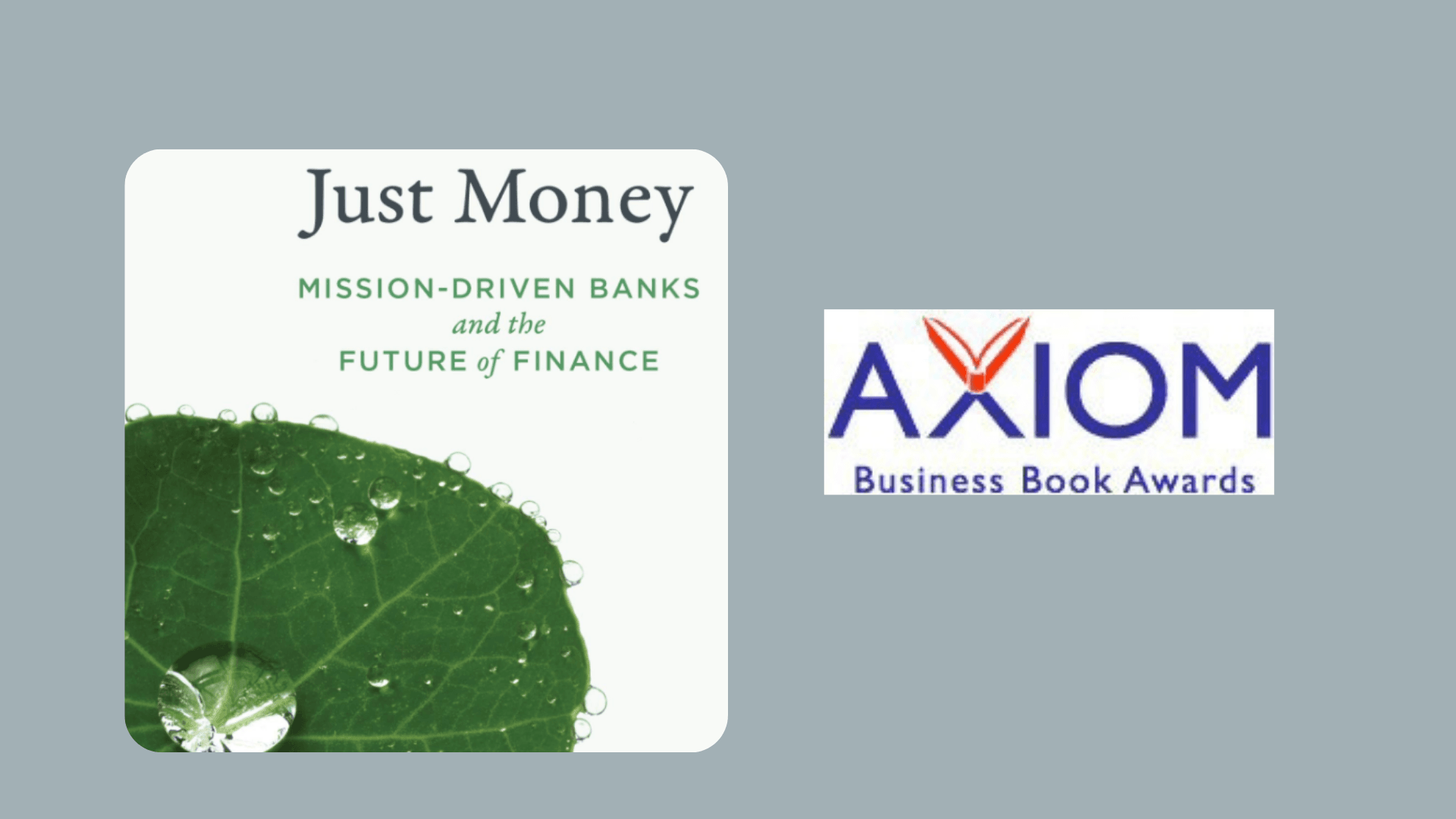 Bronze Book Award for Just Money | u-school for Transformation by ...
